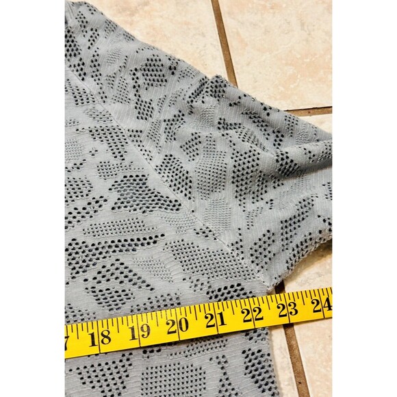 Soft Surroundings Women Size M Blue Mist Eyelet Tasseled Tunic Top Boho - Picture 8 of 12